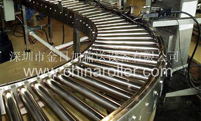 Stainless steel turning conveyor
